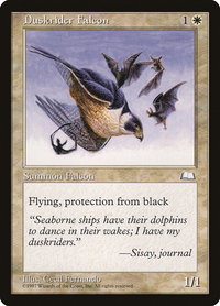 Duskrider Falcon - Weatherlight (WTH) #12 - Common Magic: The Gathering Trading Card