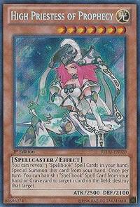 High Priestess of Prophecy - Return of the Duelist YuGiOh trading card