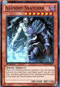 Illusory Snatcher trading card from Return of the Duelist Illusory Snatcher - Return of the Duelist YuGiOh trading card