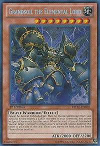 Grandsoil the Elemental Lord - Return of the Duelist YuGiOh trading card