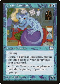 Ertai's Familiar - Weatherlight (WTH) #38 - Rare Magic: The Gathering Trading Card