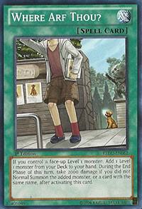 Where Arf Thou? - Return of the Duelist YuGiOh trading card
