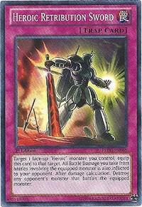 Heroic Retribution Sword - Return of the Duelist YuGiOh trading card