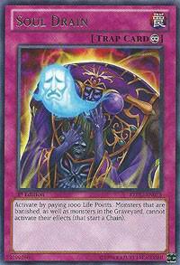 Soul Drain trading card from Return of the Duelist Soul Drain - Return of the Duelist YuGiOh trading card