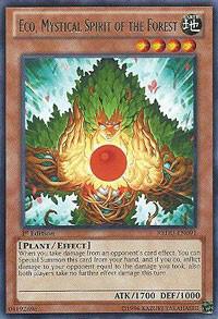 Eco, Mystical Spirit of the Forest - Return of the Duelist YuGiOh trading card