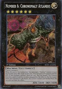 Number 6: Chronomaly Atlandis trading card from Return of the Duelist Number 6: Chronomaly Atlandis - Return of the Duelist YuGiOh trading card