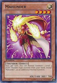 Mahunder - Return of the Duelist YuGiOh trading card