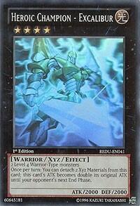 Heroic Champion - Excalibur (Ghost Rare) - Return of the Duelist (REDU) #REDU-EN041 - Ghost Rare YuGiOh Trading Card