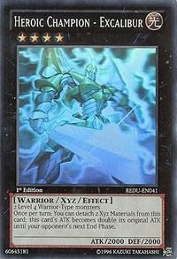 Heroic Champion - Excalibur (Ghost Rare) - Return of the Duelist YuGiOh trading card