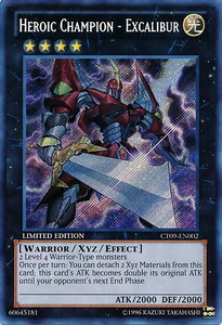 Heroic Champion - Excalibur - 2012 Collectors Tin (CT09) #CT09-EN002 - Secret Rare YuGiOh Trading Card