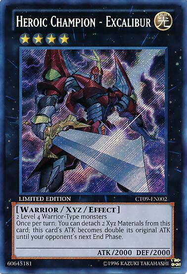 Heroic Champion - Excalibur trading card from 2012 Collectors Tin Heroic Champion - Excalibur - 2012 Collectors Tin YuGiOh trading card