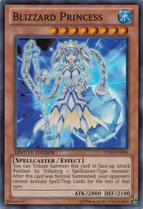 Blizzard Princess - 2012 Collectors Tin (CT09) #CT09-EN009 - Super Rare YuGiOh Trading Card