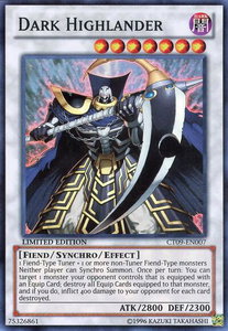 Dark Highlander - 2012 Collectors Tin (CT09) #CT09-EN007 - Super Rare YuGiOh Trading Card