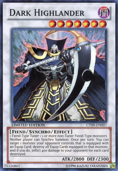 Dark Highlander trading card from 2012 Collectors Tin Dark Highlander - 2012 Collectors Tin YuGiOh trading card