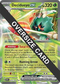 Decidueye ex - 015/197 - Jumbo Cards (PR) #015/197 - Double Rare Pokémon Trading Card