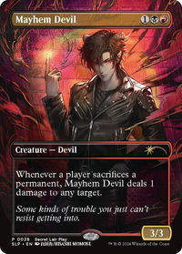 Mayhem Devil - Secret Lair Showdown (SLP) #28 - Promo Magic: The Gathering Trading Card