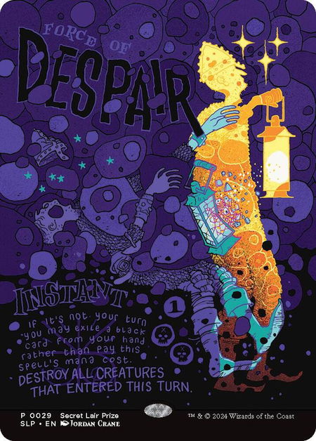 Force of Despair - Secret Lair Showdown Magic: The Gathering trading card