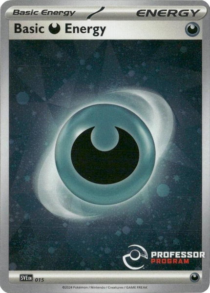 Darkness Energy (2024) trading card from Professor Program Promos Darkness Energy (2024) - Professor Program Promos Pokémon trading card