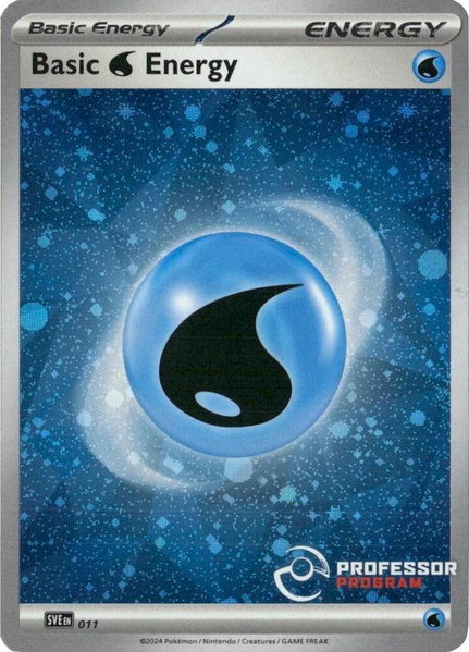 Water Energy (2024) trading card from Professor Program Promos Water Energy (2024) - Professor Program Promos Pokémon trading card
