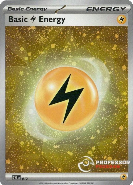 Lightning Energy (2024) - Professor Program Promos Pokémon trading card