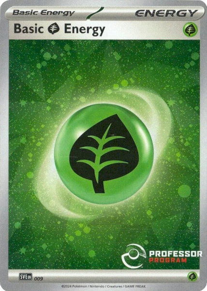 Grass Energy (2024) - Professor Program Promos Pokémon trading card
