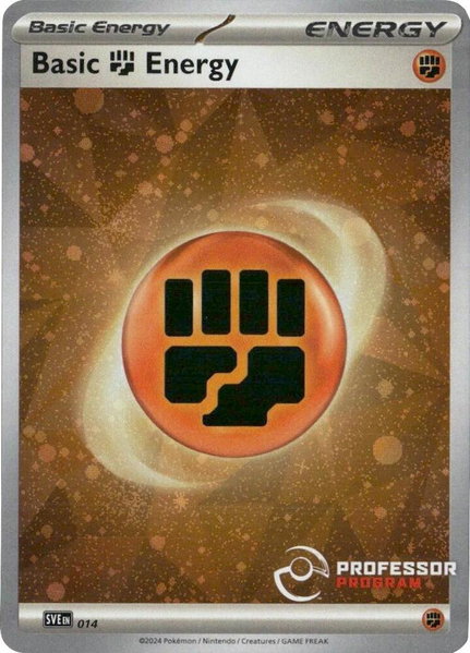 Fighting Energy (2024) - Professor Program Promos Pokémon trading card