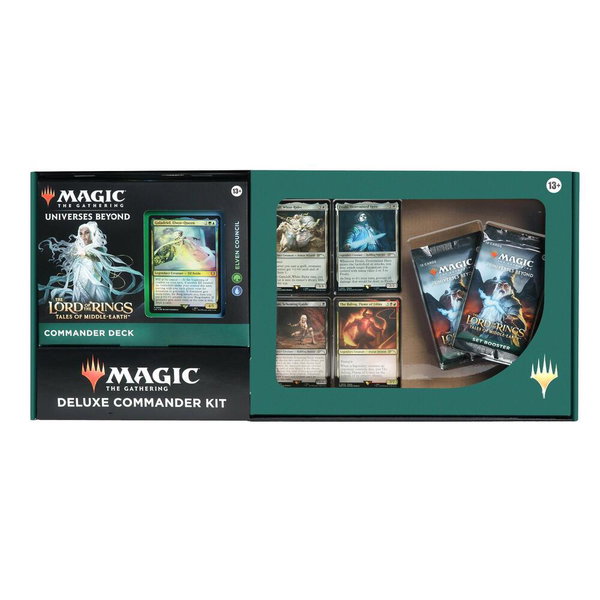 The Lord of the Rings: Tales of Middle-earth Deluxe Commander Kit - Elven Council trading card from Commander: The Lord of the Rings: Tales of Middle-earth The Lord of the Rings: Tales of Middle-earth Deluxe Commander Kit - Elven Council - Commander: The Lord of the Rings: Tales of Middle-earth Magic: The Gathering trading card