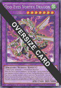 Odd-Eyes Vortex Dragon (Oversized) - Miscellaneous Promotional Cards (MISC) #DOCS-EN045 - Promo YuGiOh Trading Card