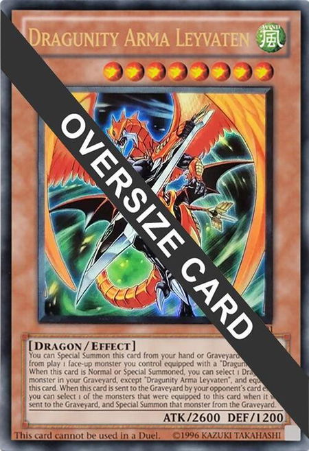 Dragunity Arma Leyvaten (Oversized) - Miscellaneous Promotional Cards YuGiOh trading card
