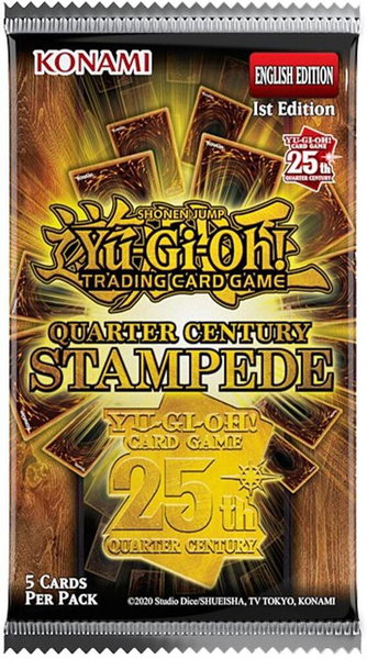 Quarter Century Stampede Booster Pack - Quarter Century Stampede YuGiOh trading card