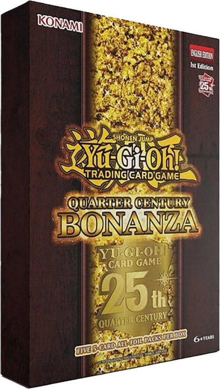 Quarter Century Bonanza Tuck Box (Retail Exclusive) trading card from Quarter Century Bonanza Quarter Century Bonanza Tuck Box (Retail Exclusive) - Quarter Century Bonanza YuGiOh trading card