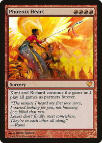 Phoenix Heart - Special Occasion (SPECIAL) #1 - Promo Magic: The Gathering Trading Card