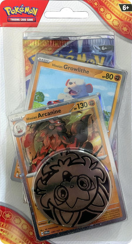 Surging Sparks Single Pack Blister [Hisuian Arcanine] - SV08: Surging Sparks Pokémon trading card