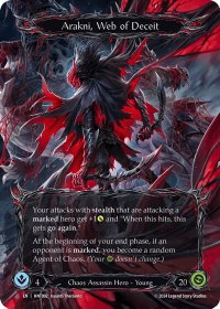 Arakni, Web of Deceit (Marvel) - The Hunted  #HNT002 - Marvel Flesh and Blood Trading Card