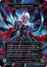 Arakni, Black Widow (Marvel) - The Hunted  #HNT003 - Marvel Flesh and Blood Trading Card