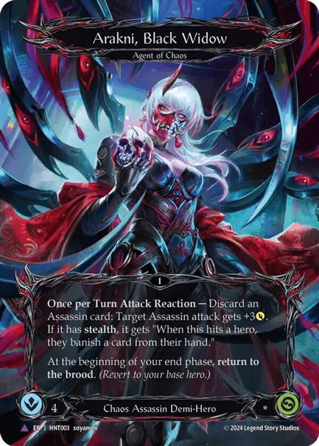 Arakni, Black Widow (Marvel) - The Hunted Flesh and Blood trading card