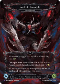 Arakni, Tarantula (Marvel) - The Hunted  #HNT007 - Marvel Flesh and Blood Trading Card