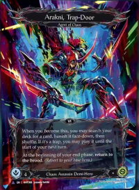 Arakni, Trap-Door (Marvel) - The Hunted  #HNT008 - Marvel Flesh and Blood Trading Card