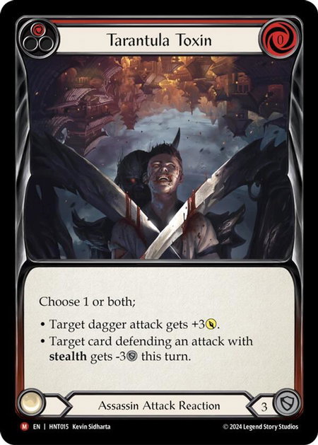 Tarantula Toxin - The Hunted Flesh and Blood trading card