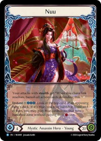 Nuu, Alluring Desire - Blitz Deck: Part the Mistveil - Nuu  #NUU001 - Promo Flesh and Blood Trading Card