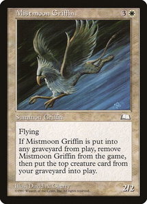 Mistmoon Griffin - Weatherlight (WTH) #21 - Uncommon Magic: The Gathering Trading Card