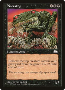 Necratog - Weatherlight (WTH) #76 - Uncommon Magic: The Gathering Trading Card