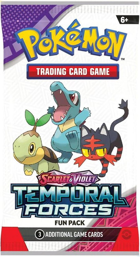 Temporal Forces Fun Pack trading card from SV05: Temporal Forces Temporal Forces Fun Pack - SV05: Temporal Forces Pokémon trading card
