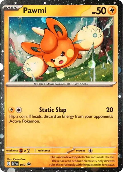 Pawmi - 040 (Cosmos Holo) - SV: Scarlet & Violet Promo Cards Pokémon trading card