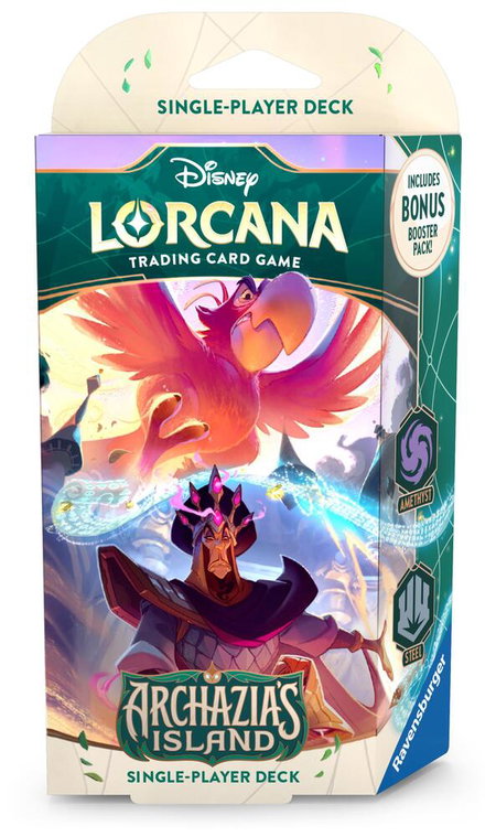 Disney Lorcana: Archazia's Island Starter Deck (Amethyst & Steel) trading card from Archazia's Island Disney Lorcana: Archazia's Island Starter Deck (Amethyst & Steel) - Archazia's Island Disney Lorcana trading card