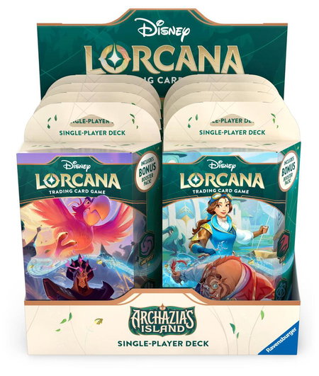 Disney Lorcana: Archazia's Island Starter Deck Display trading card from Archazia's Island Disney Lorcana: Archazia's Island Starter Deck Display - Archazia's Island Disney Lorcana trading card