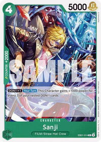 Sanji (Tournament Pack 2025 Vol. 1) - One Piece Promotion Cards (OP-PR) #EB01-014 - Rare One Piece Trading Card