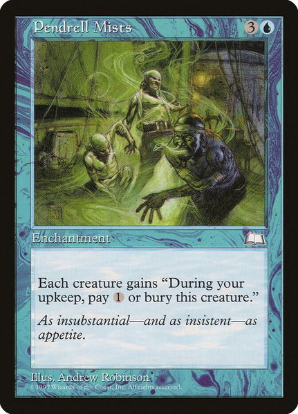 Pendrell Mists trading card from Weatherlight Pendrell Mists - Weatherlight Magic: The Gathering trading card