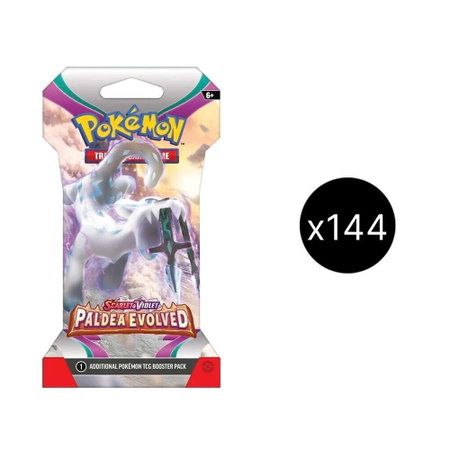 Paldea Evolved Sleeved Booster Case - SV02: Paldea Evolved Pokémon trading card