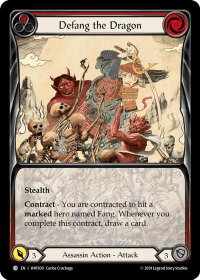 Defang the Dragon - The Hunted  #HNT030 - Common Flesh and Blood Trading Card